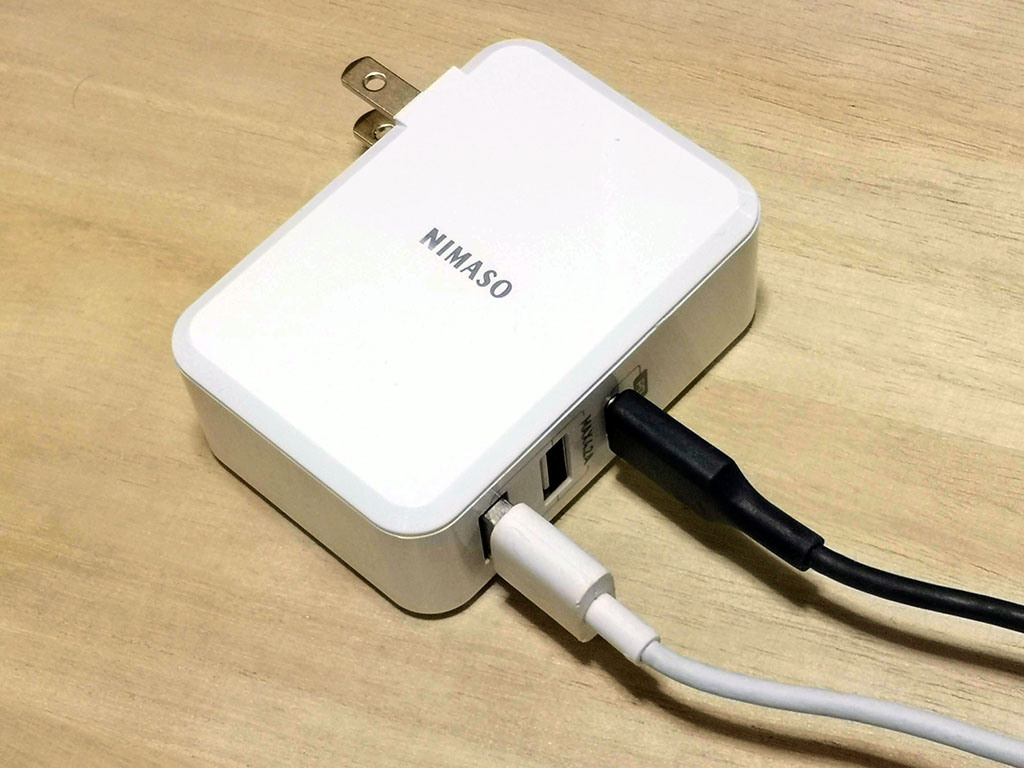 USB PD 45W出力対応のコンパクトな充電器「Nimaso TC-063」レビュー。スマホも同時に充電出来て使いやすい
