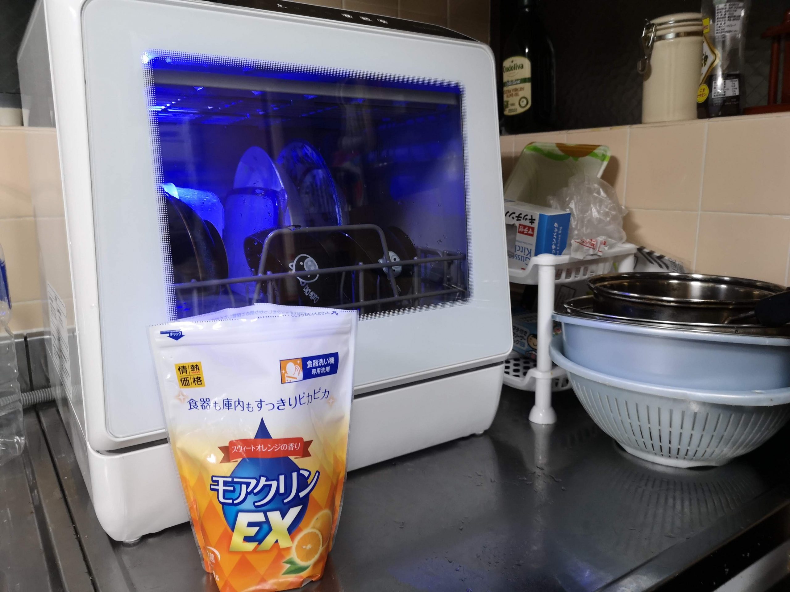 ボウル食器洗い機 食器洗い機 USB 防水 IP67 吸盤付き 赤 家庭用 キッチン用