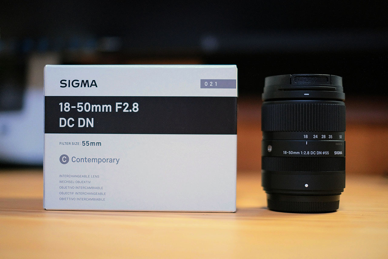 SIGMA 18-50mm F2.8 DC DN | Contemporary」を購入。Xマウント待望の